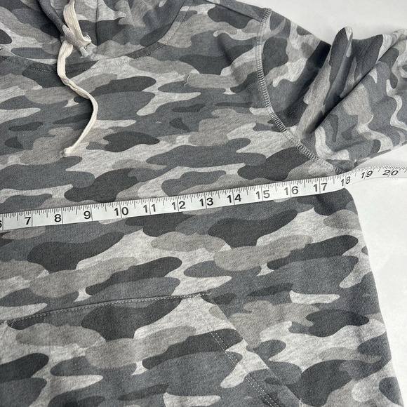 Amazon Essentials Hoodie Gray Size XS Camp Camouflage Sweatshirt Women's - Picture 4 of 6